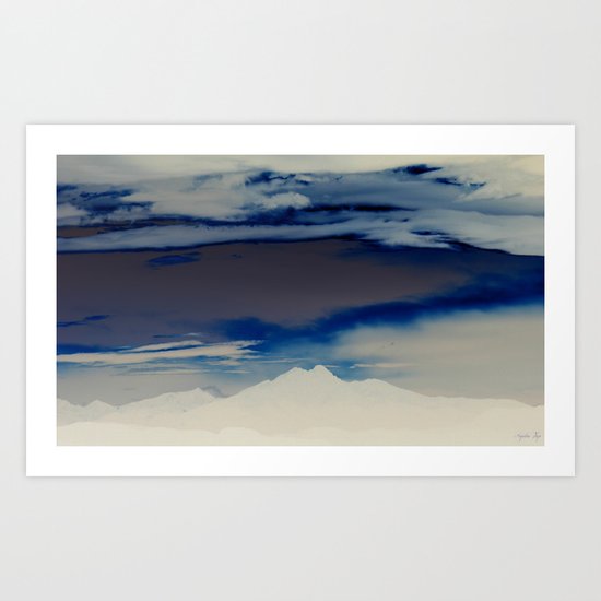 Inverted Peaks II Art Print