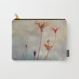 Soft Queen Anne's Lace and Bokeh Carry-All Pouch