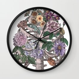 flowering ribs Wall Clock