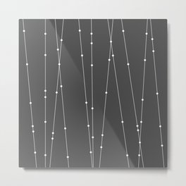 Contemporary Intersecting Vertical Lines in Charcoal Grey Metal Print | Grey, Colour, Color, Interior, Graphicdesign, Modern, Trending, Geometric, Lines, Contemporary 