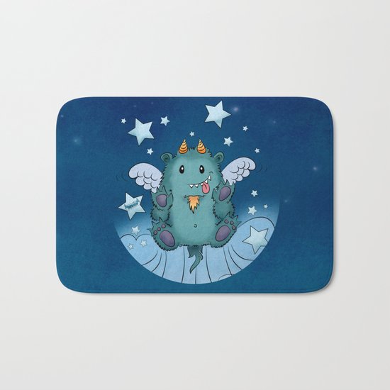 Twinkle Toes the Happy Chaos Monster Bath Mat