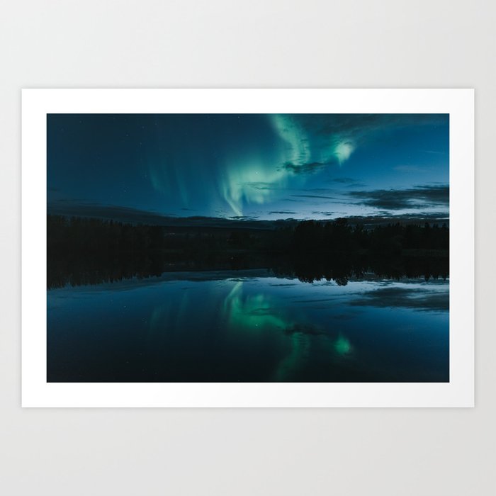 Aurora Lake - Landscape and Nature Photography Art Print
