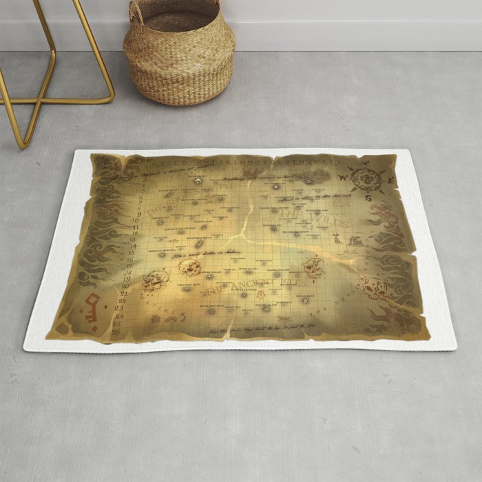 Sea of Thieves Map Rug