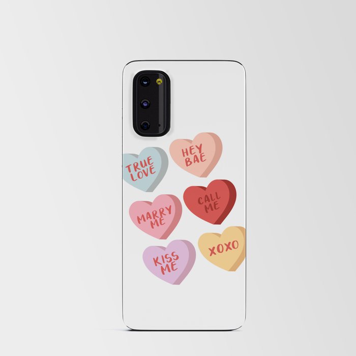 Sweethearts Colored Hearts Android Card Case