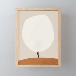 Overthinking Framed Mini Art Print