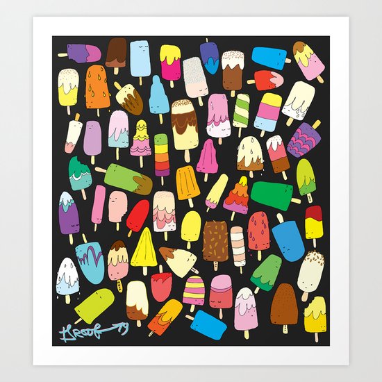 LOLLIES! Art Print