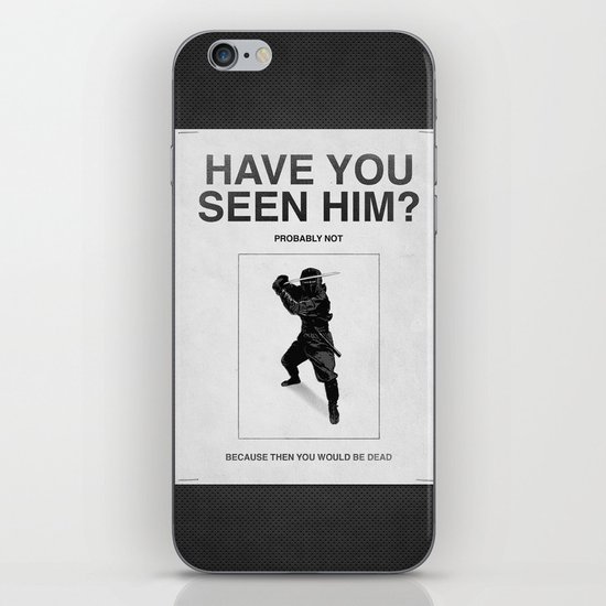 Have you seen him? iPhone Skin