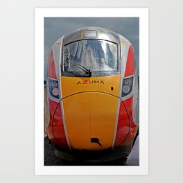 LNER Azuma high speed train Art Print
