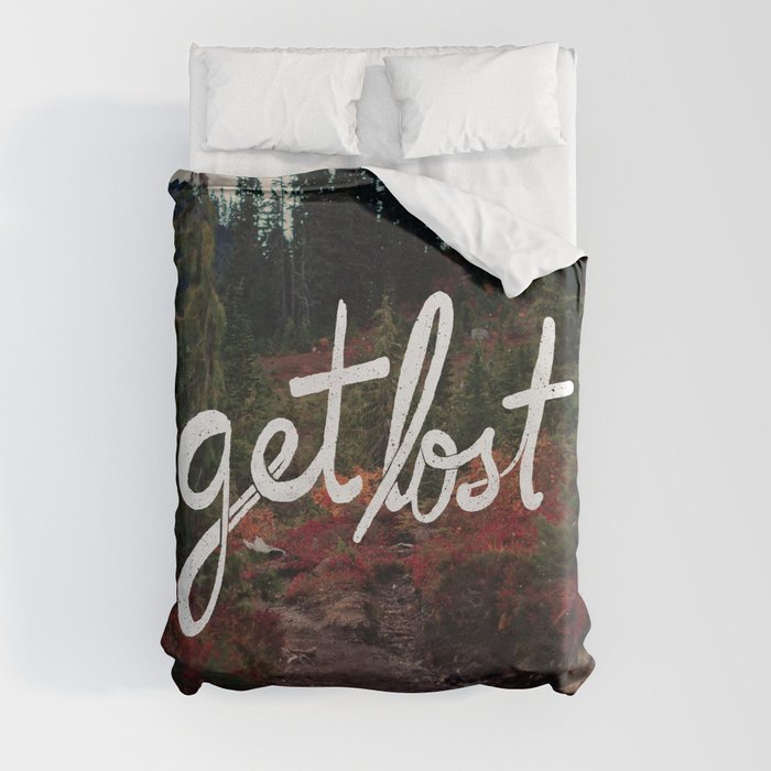 Get Lost in the Pacific Northwest Duvet Cover