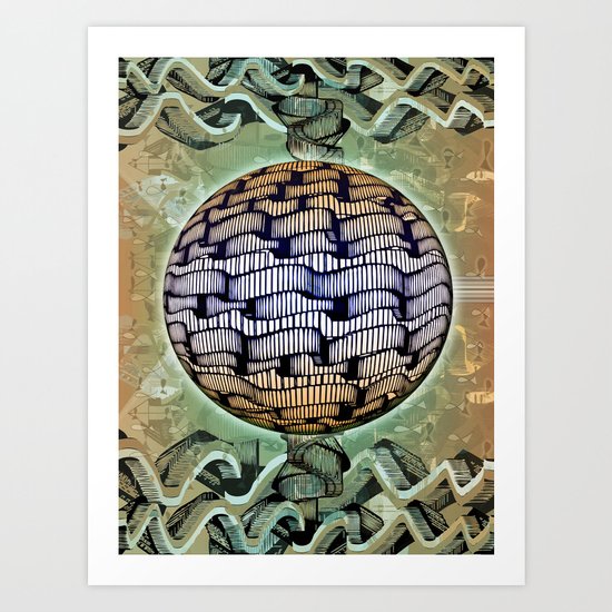 Aqua Station 04-08-16 Art Print