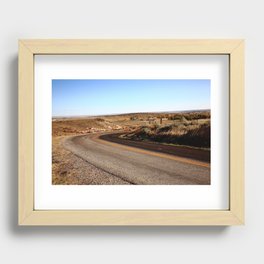 Wyoming Back Country Road 2008 Recessed Framed Print