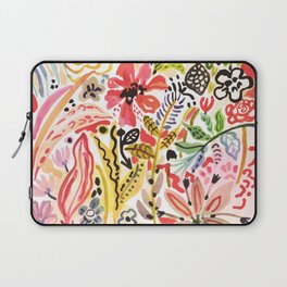 Karen Fields Flower Abstract Illustration Laptop Sleeve