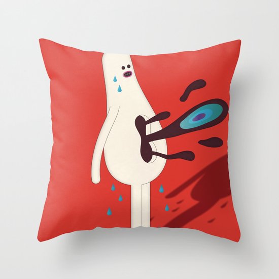 s p l a s h ! Throw Pillow