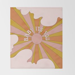Baby its you Throw Blanket