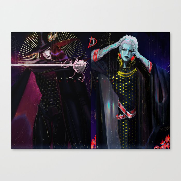 Wallpaper Fan Art Of Vampire Hunter D Canvas Print By Julialyly Society6 Desktop Wallpaper Free