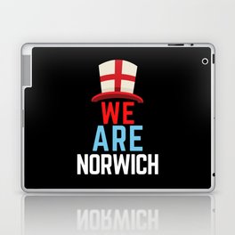 We Are Norwich England Flag Sports Laptop Skin