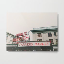 Pikes Place Market | Seattle | Washington Metal Print