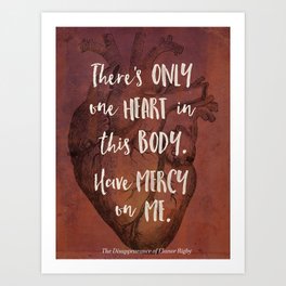 One Heart Art Print | Graphicdesign, Typography 