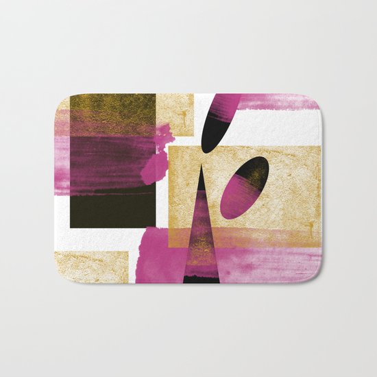 Abstract Mother Art Bath Mat