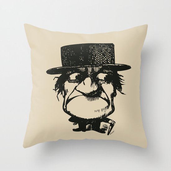 MAD MAN Throw Pillow