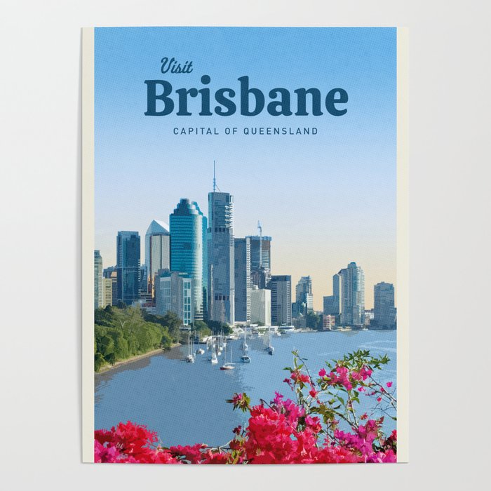 Visit Brisbane Poster