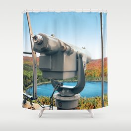 Autumn Views of the Lake | Photography Collage Shower Curtain