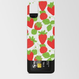 Strawberry fruit seamless pattern illustration  Android Card Case