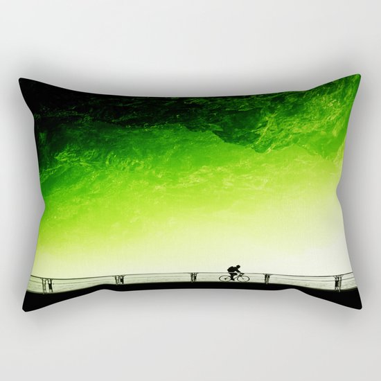 Toxic bicycle Rectangular Pillow