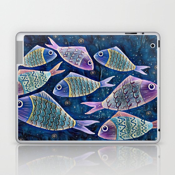 8 fish Laptop & iPad Skin