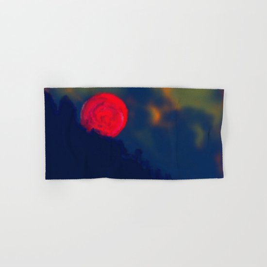 Red Moon Hand & Bath Towel