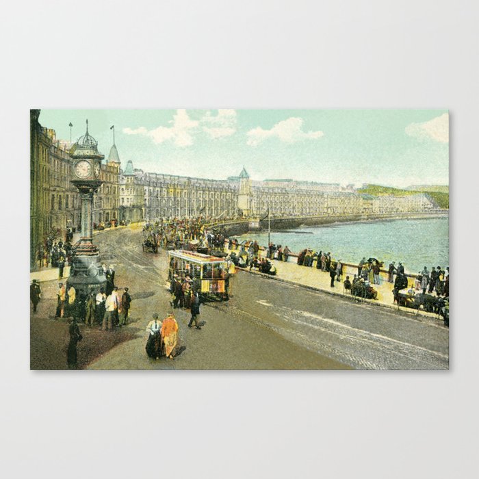  Victorian Douglas Isle of Man Loch Promenade Canvas Print