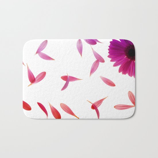 purple petaled flower Bath Mat