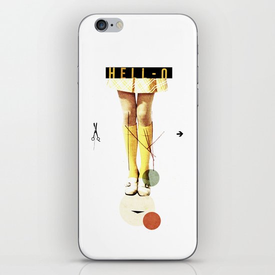 Cut The (...) | Collage iPhone Skin