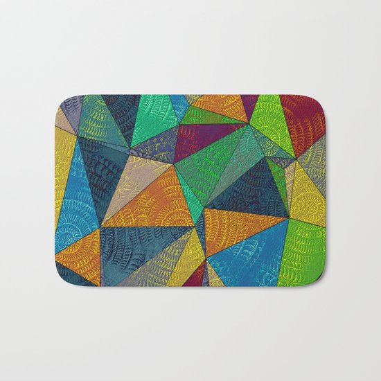 Fossils on the Rocks Bath Mat