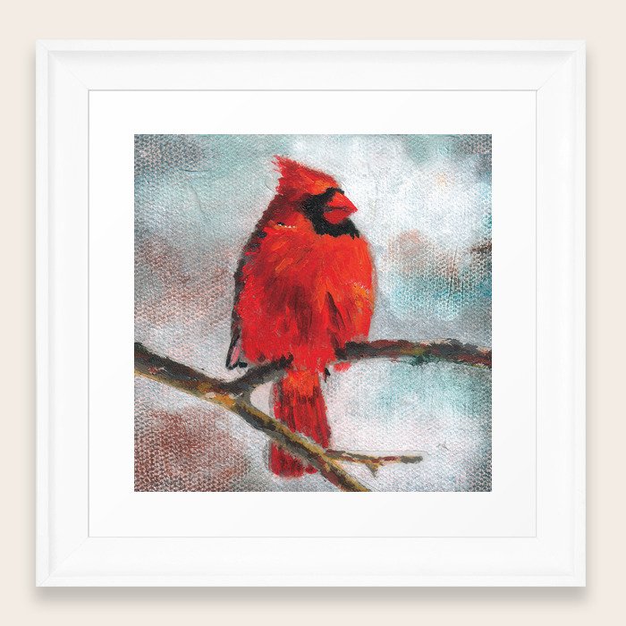 Northern Cardinal Framed Art Print By Artproject Society6