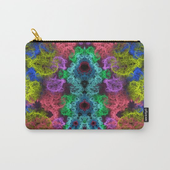 Groovy colourful scribble abstract Carry-All Pouch