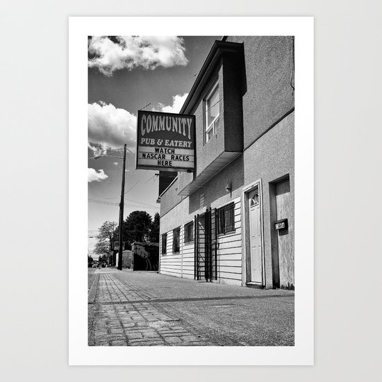 Community Pub & Eatery Art Print