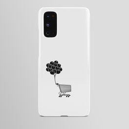 Black Trolley Black Balloons Android Case