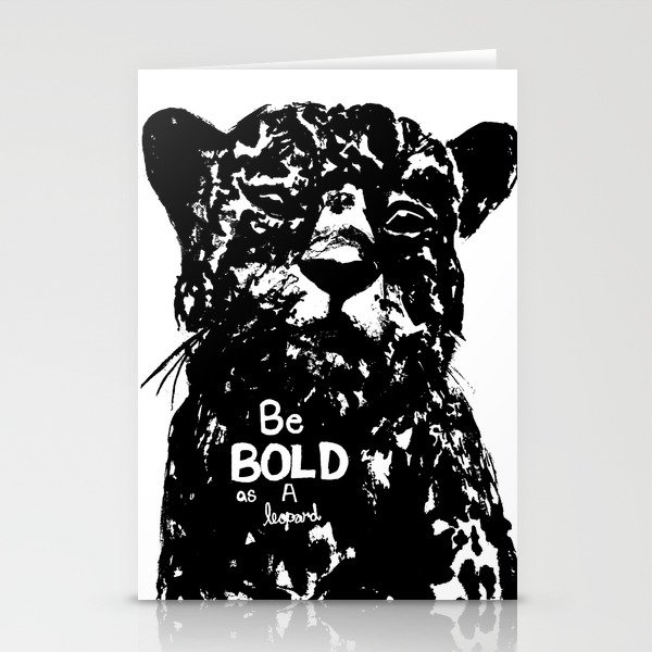 Bold As A Leopard Stationery Cards