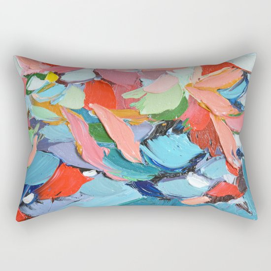 Winter's Bouquet Rectangular Pillow