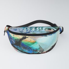 Wild Parrot Art By Sharon Cummings Fanny Pack