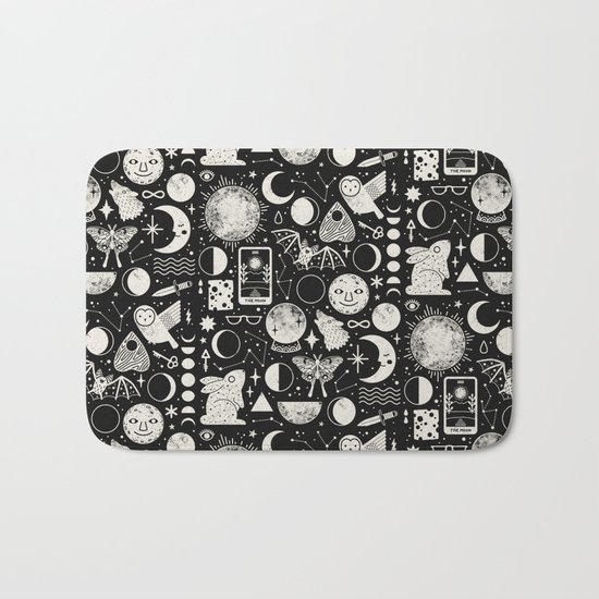 Lunar Pattern: Eclipse Bath Mat