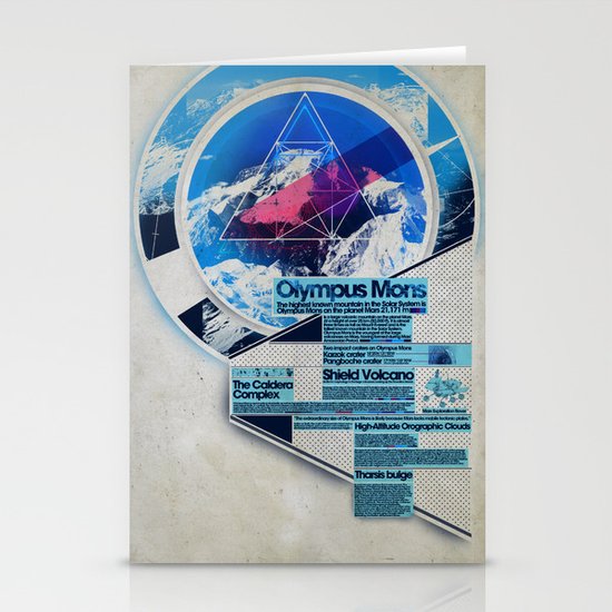 Olympus Mons - Exploration #3 Stationery Cards