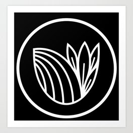 Logo Flower Art Print
