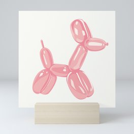 Balloon Dog - Pink Mini Art Print