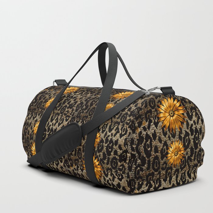 cheetah print duffle bag