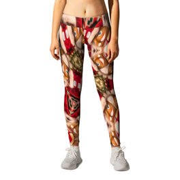 Nutcracker flower pattern Leggings