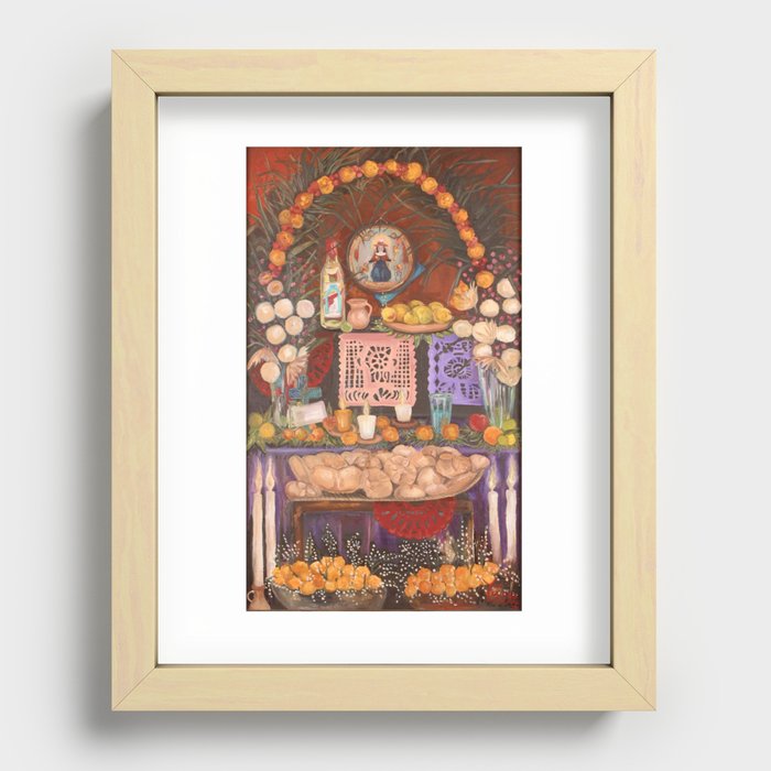 Day of the dead Altar Recessed Framed Print