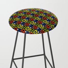 Board Shorts Wild Flowers Colorful Bar Stool