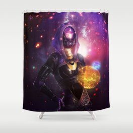 Tali'Zorah vas Normandy (Mass Effect) Art Shower Curtain